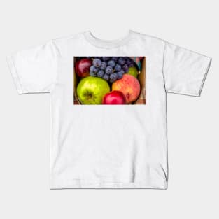 Mixed Fruit Basket Kids T-Shirt